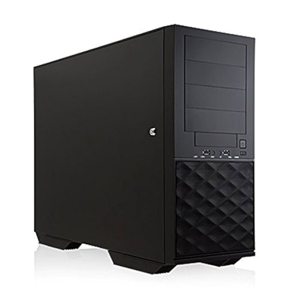 Amazon | IN WIN E-ATX ATX MicroATX ミドルタワーPCケース 黒